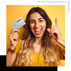 teen girl with credit card